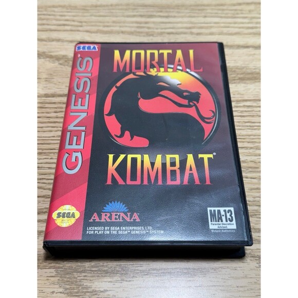 Mortal Kombat (Sega Genesis, 1993) CIB Genuine Tested - Picture 1 of 3